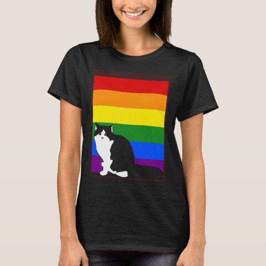 Cats Lgbt Tシャツ (正面)