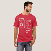 CATS Lover周期表要素おもしろい Tシャツ (正面フル)