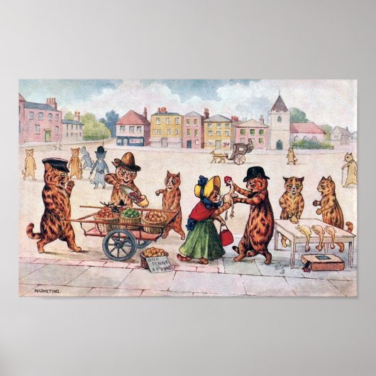 Cats Marketing, Louis Wain ポスター (正面)