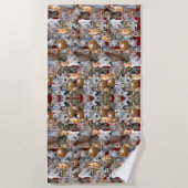 Cats meeting point ビーチタオル (正面)