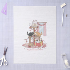  Cat's Meow Valentine's Day Tissue Paper 薄葉紙
