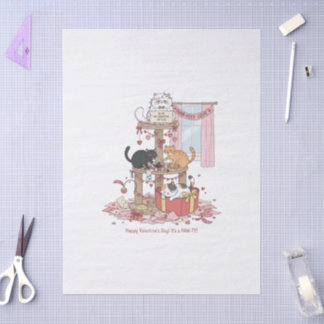  Cat's Meow Valentine's Day Tissue Paper 薄葉紙