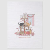  Cat's Meow Valentine's Day Tissue Paper 薄葉紙 (正面)