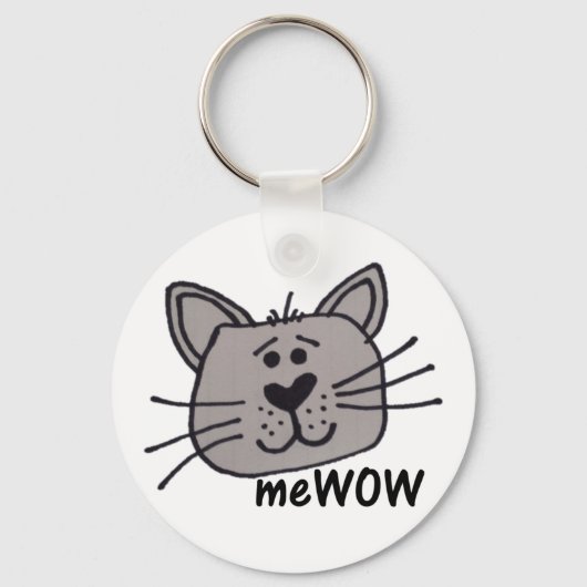Cat's MeWOWカスタマイズ可能キーチェーン キーホルダー (正面)