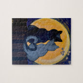 Cats moonlight ジグソーパズル (横)