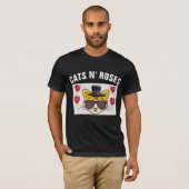 CATS N' ROSES CAT T-Shirts Tees Tシャツ (正面フル)