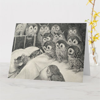 Cats Nightmare. Louis Wain カード