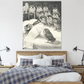 Cats Nightmare. Louis Wain キャンバスプリント (インサイチュ (寝室))