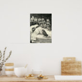 Cat's Nightmare Matte Poster ポスター (キッチン)