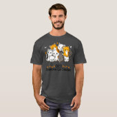 Cats Obsessed Butterfly Kitten Kitty Cute Funny Tシャツ (正面フル)