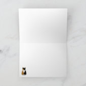 Cats on a big chair Greeting Card カード (内部)