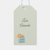 Cats on Books誕生日 ギフトタグ (裏面)