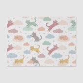 Cats on Clouds Cute 薄葉紙 (正面)