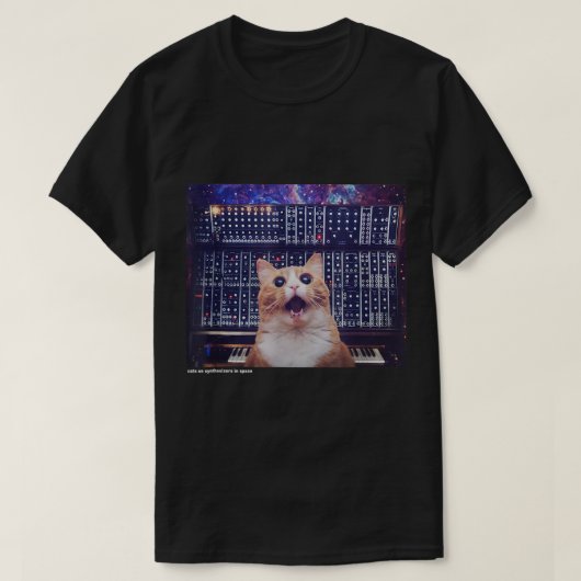 Cats On Synthesizers In Space Cat Owner Musician M Tシャツ (デザイン正面)