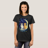 CATS ON THE MOON Tシャツ (正面フル)