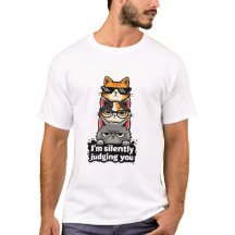 Cats on top, silent judgment