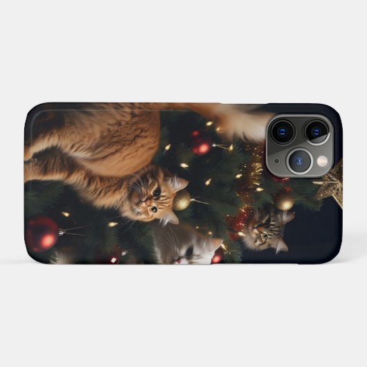 Cats Ornate Tree, Image , Customize,  Case-Mate iPhoneケース (裏面(横))