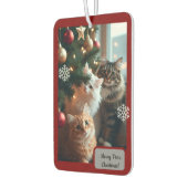 Cats Ornate Tree, Image Text, Customize,  カーエアーフレッシュナー (左)