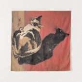 Cats, painting by Theophile Steinlen, タペストリー (正面(横))