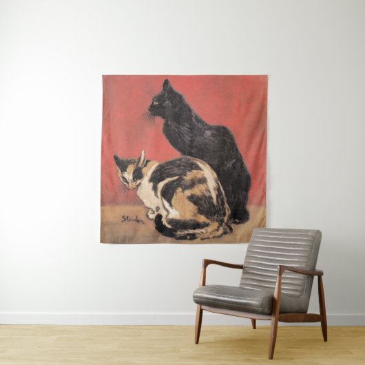 Cats, painting by Theophile Steinlen, タペストリー (インサイチュ)