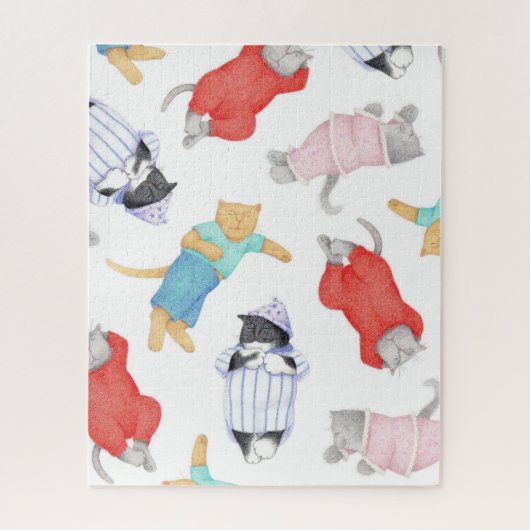 CATS PAJAMAS 16"X20"パズル ジグソーパズル (縦)