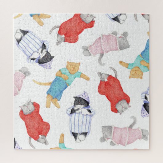 CATS PAJAMAS 20"X20"パズル ジグソーパズル (縦)