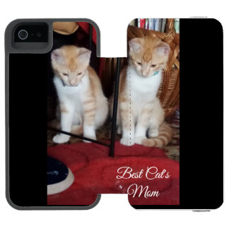 Cats , Photo Text, Cat Mom , iPhone 6 Wallet Case iPhone SE/5/5sウォレットケース