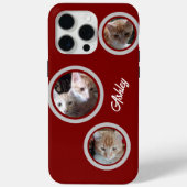 Cats Photos Name Customize iPhone / iPad case Case-Mate iPhoneケース (裏面)