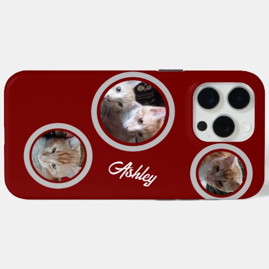 Cats Photos Name Customize iPhone / iPad case Case-Mate iPhoneケース (裏面 (横))