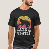 Cats Pilates Hobby Tシャツ (正面)