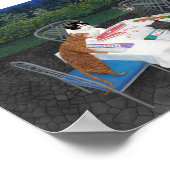 Cats Playing Mahjong 2 Poster ポスター (角)