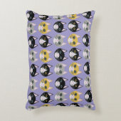 Cats purple アクセントクッション (正面(垂直))