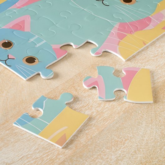 cats puzzle ジグソーパズル (側面)