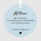 Cats Rear View鏡メモリアル オーナメント (裏面)