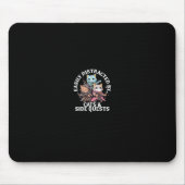 Cats Side Quest Distracted Tabletop Funny Men Wome マウスパッド (正面)