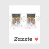 Cats Snowball, Image Names Text, Customize,  シール (シート)