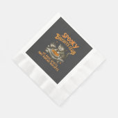  Cat's Spooky  縁ありランチョンナプキン (角)