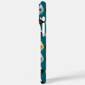 Cats teal Case-Mate iPhoneケース (裏面 / 左)