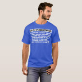 cats tips for motivation funny cats sayings funny tシャツ (正面フル)