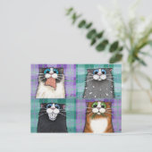 Cats Up To No Goodはがき ポストカード (スタンド正面)