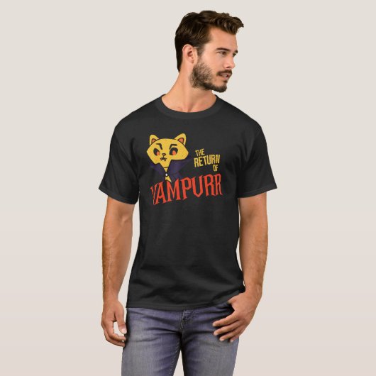 Cats vampire  Vampurr Tシャツ (正面フル)