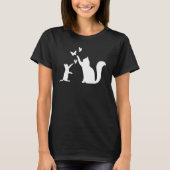 Cats With Butterflies  Cat Owner Cat   Cute Cats Tシャツ (正面)