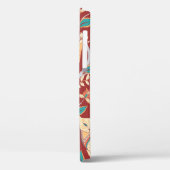 Cats with ornaments,branches with flowers and leav Case-Mate iPhoneケース (裏面 / 左)