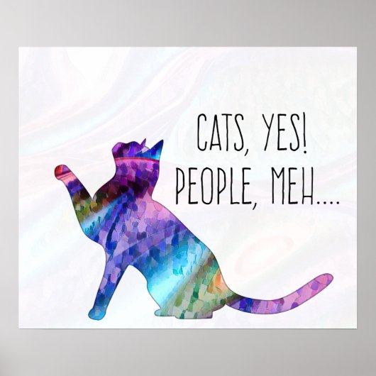 Cats, Yes, Peope, Meh ポスター (正面)