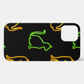 catsabstract、animal、art、artiを使用したシームレスなパターン Case-Mate iPhoneケース (裏面 (横))