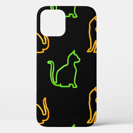 catsabstract、animal、art、artiを使用したシームレスなパターン Case-Mate iPhoneケース (裏面)