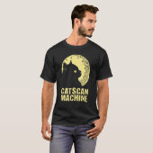 Catscan Machine Cat Kittenユーモア医療スタッフ Tシャツ (正面フル)