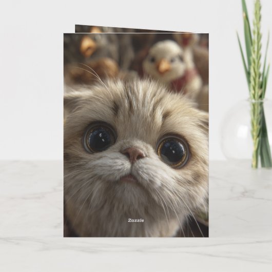 Catsgiving Thanksgiving Card カード (裏面)