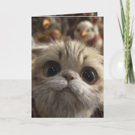 Catsgiving Thanksgiving Card カード