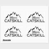 Catskill 35er山 長方形シール (シート)